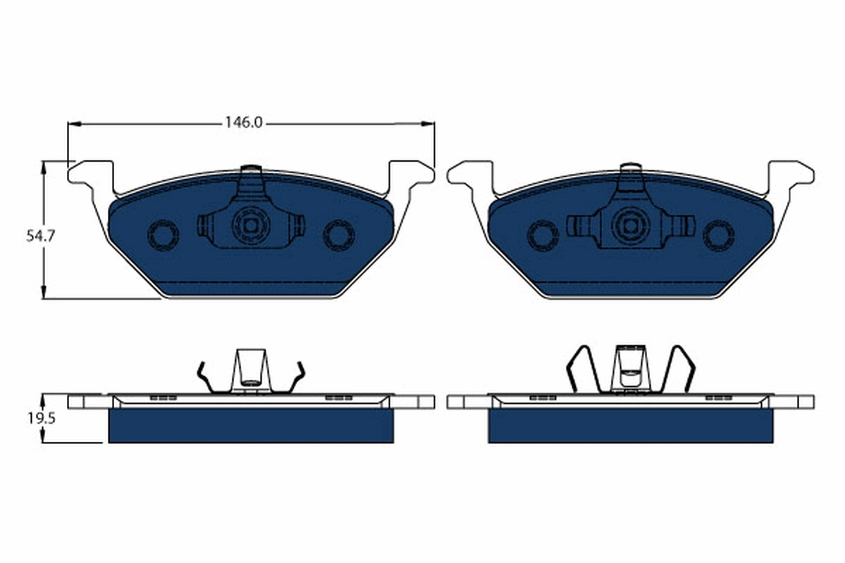 Brake Pad Set, disc brake