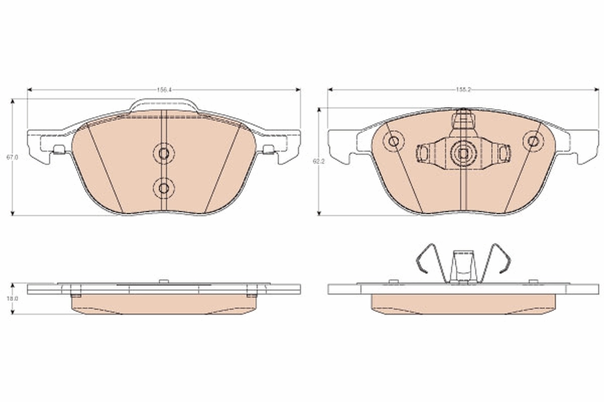 Brake Pad Set, disc brake
