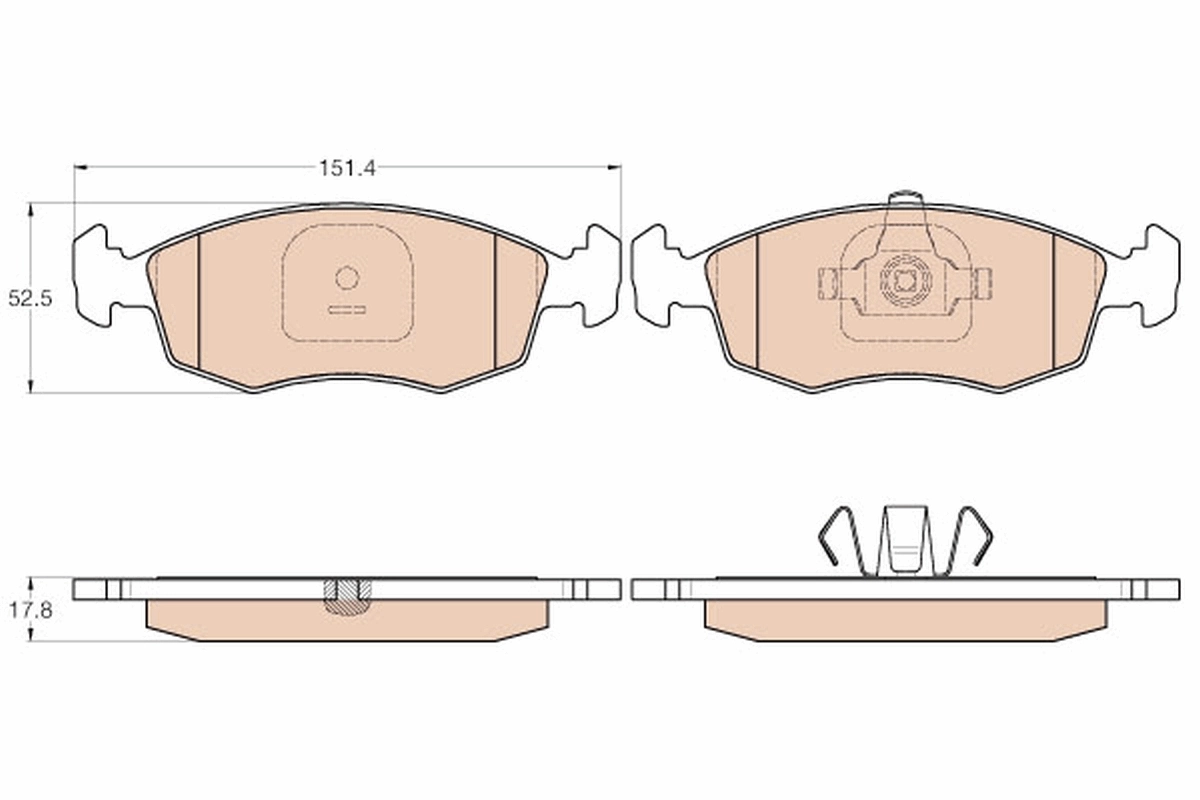 Brake Pad Set, disc brake