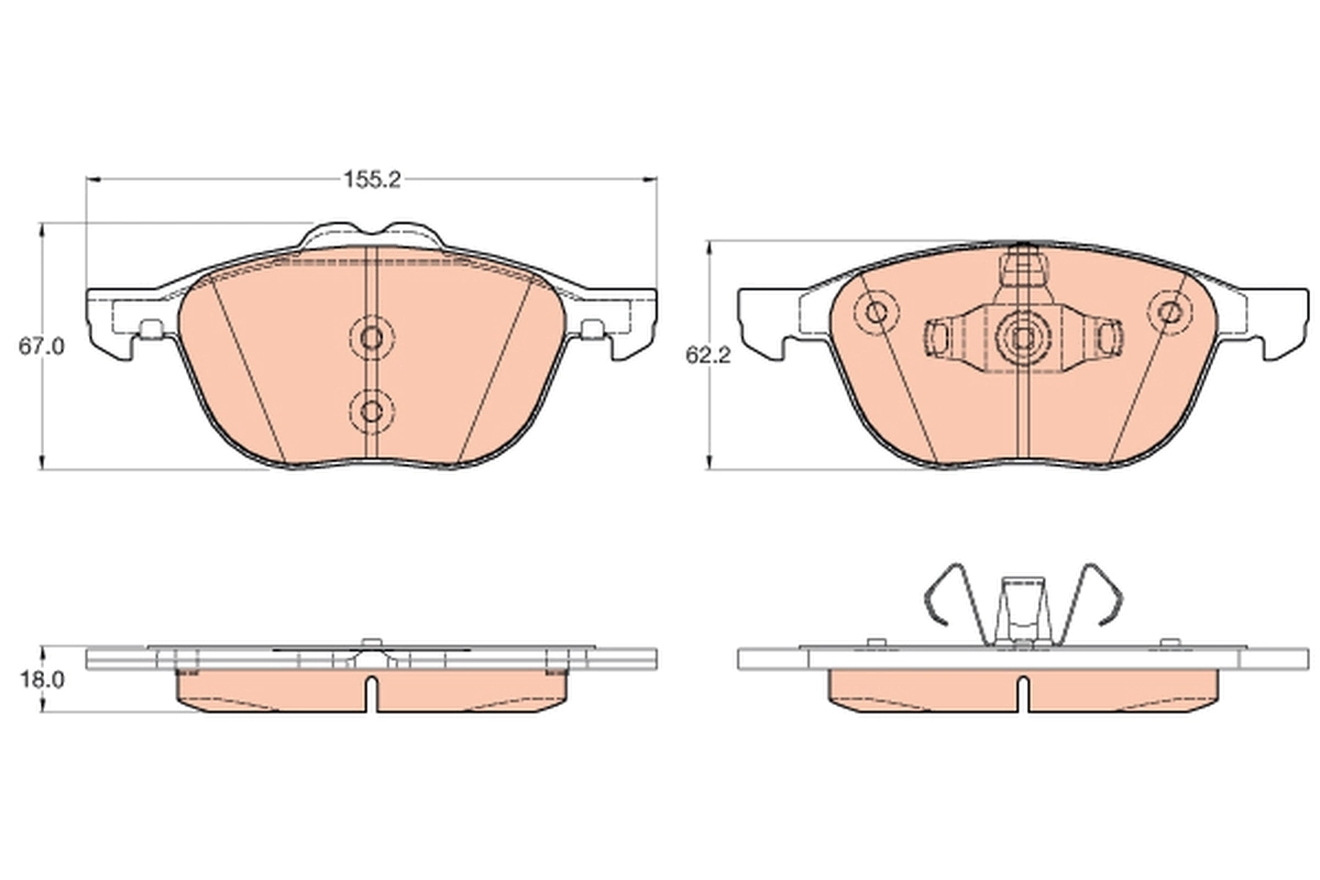 Brake Pad Set, disc brake