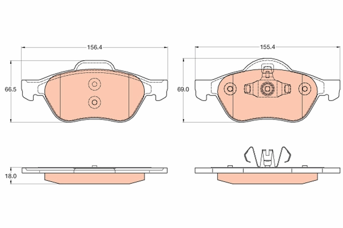 Brake Pad Set, disc brake