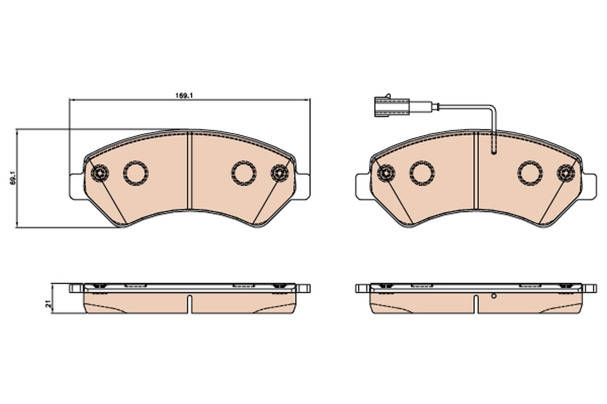Brake Pad Set, disc brake