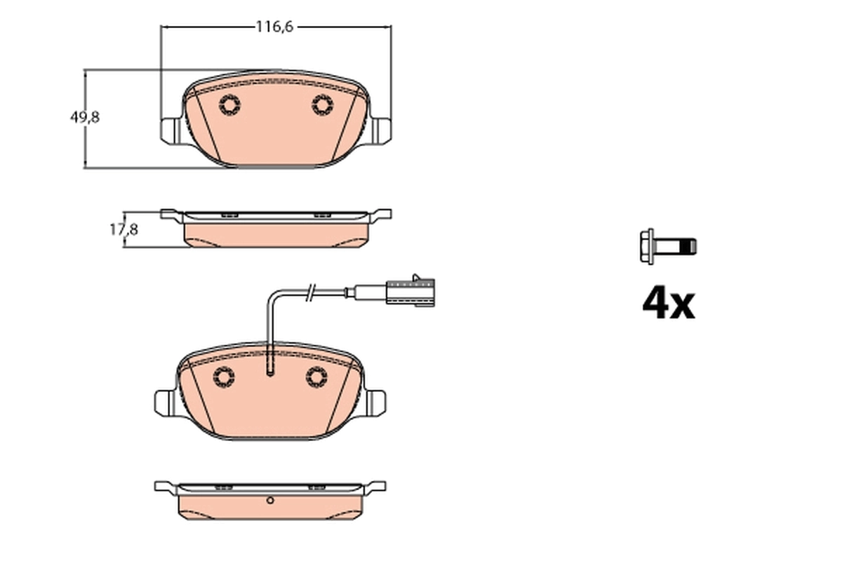 Brake Pad Set, disc brake