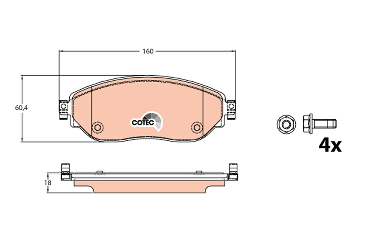 Brake Pad Set, disc brake