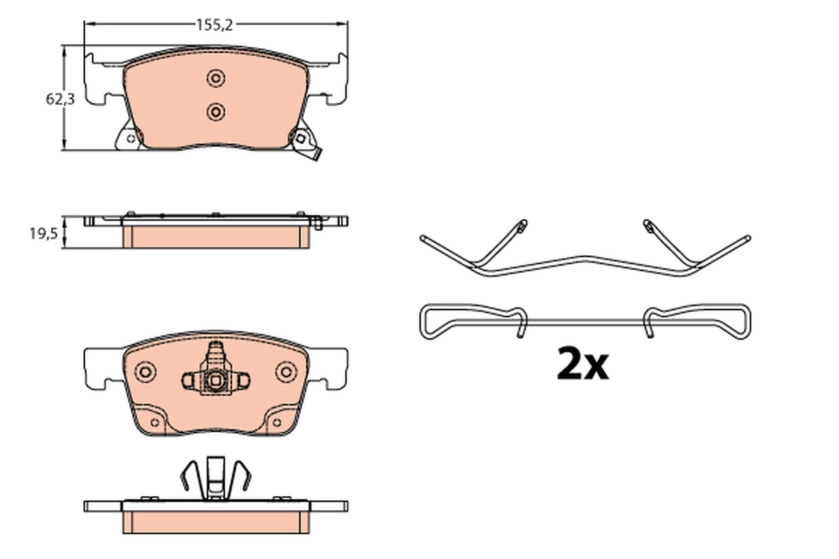 Brake Pad Set, disc brake