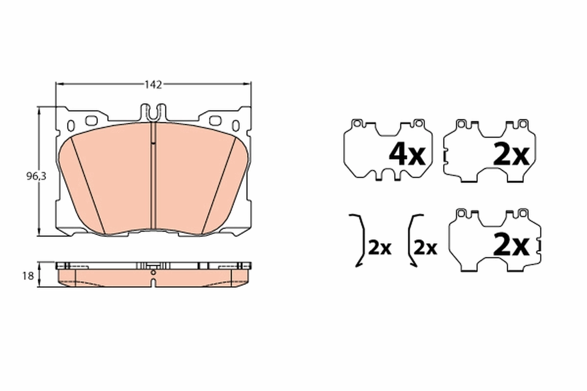 Brake Pad Set, disc brake
