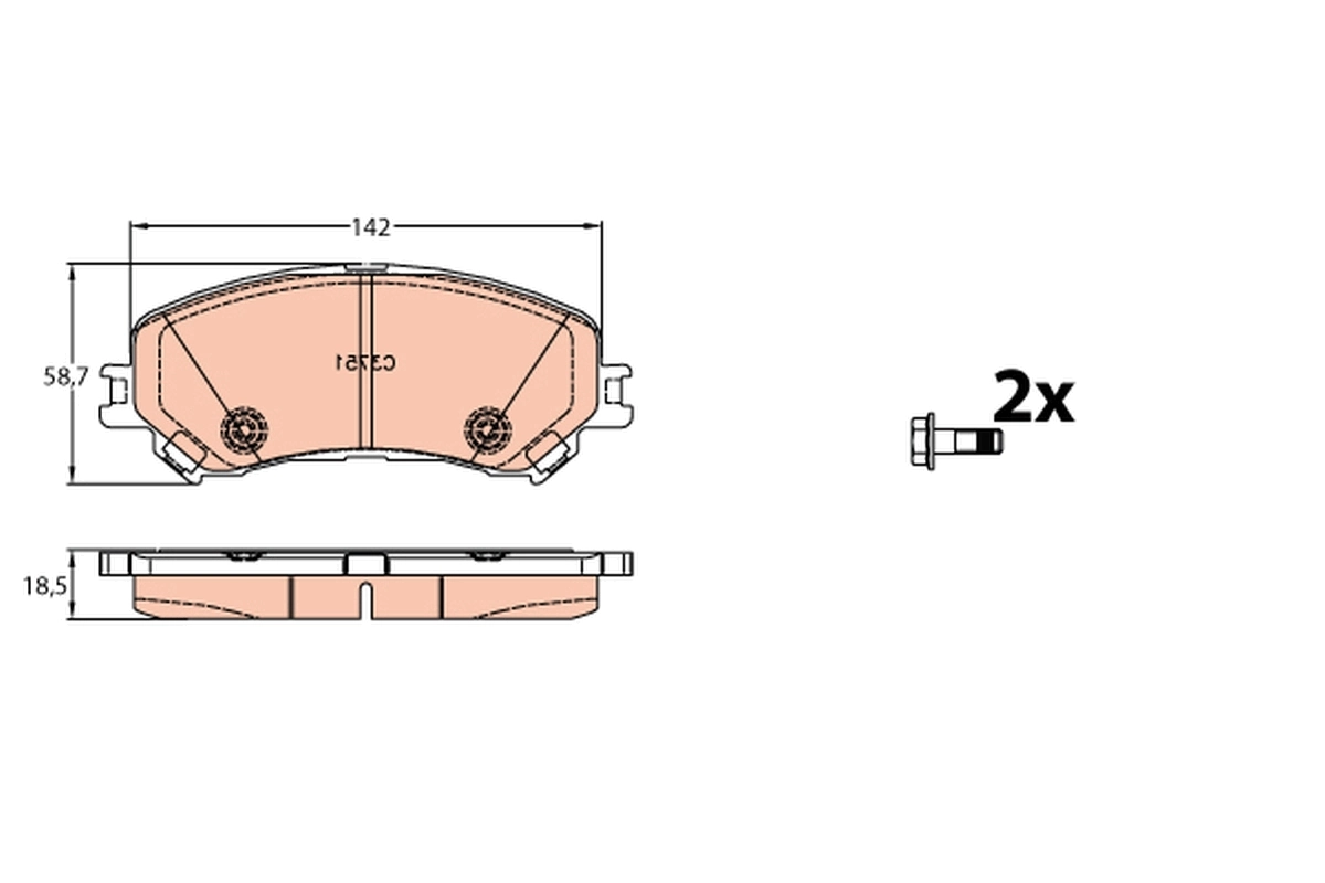 Brake Pad Set, disc brake