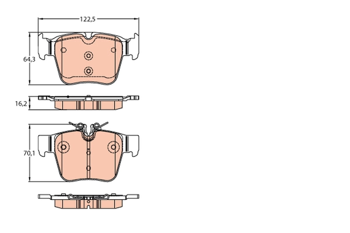 Brake Pad Set, disc brake