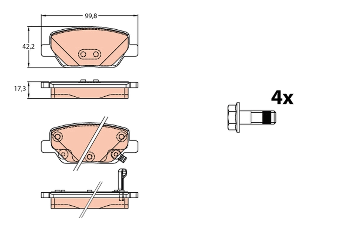 Brake Pad Set, disc brake