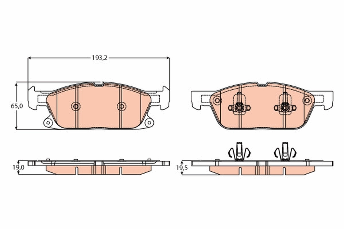 Brake Pad Set, disc brake
