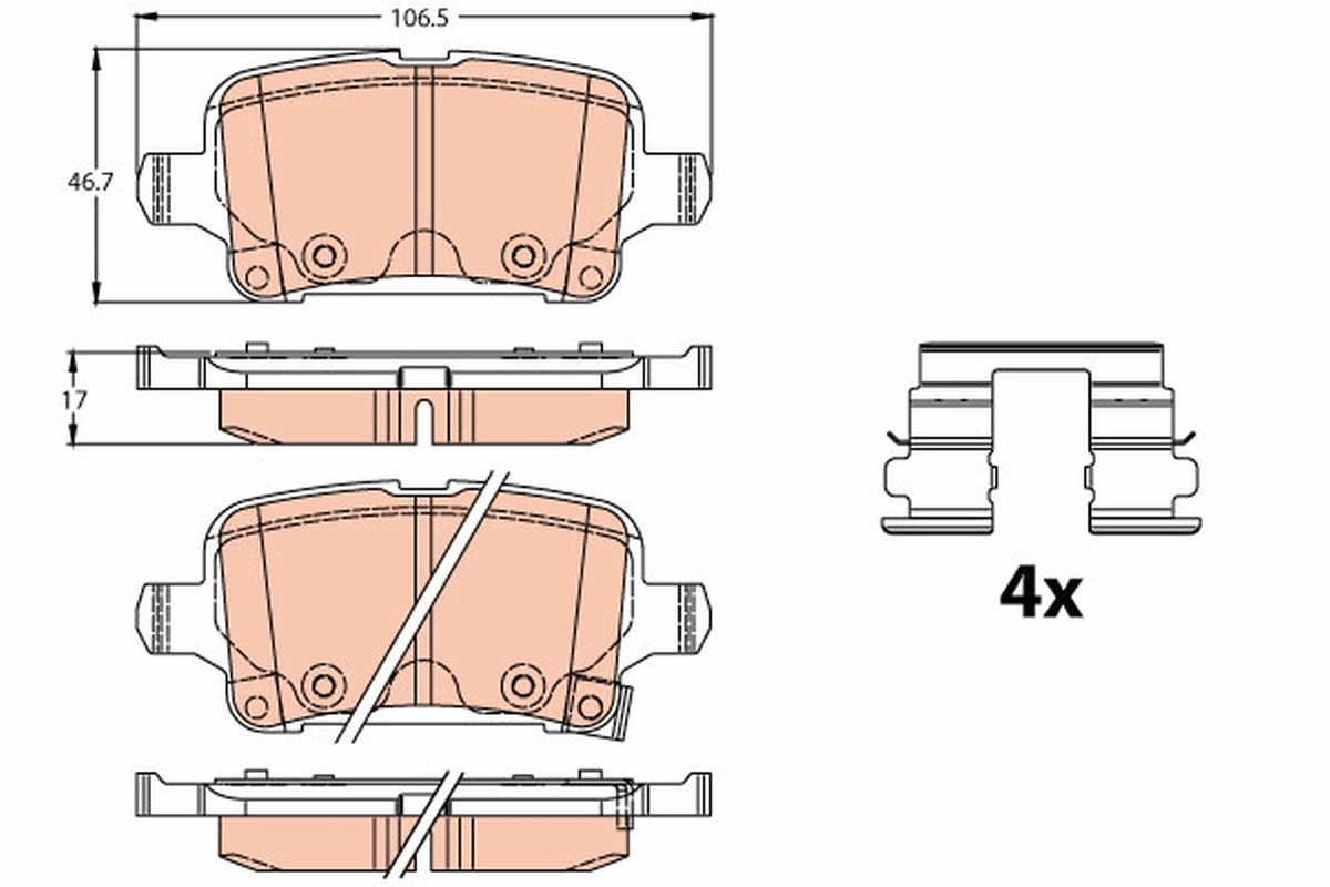 Brake Pad Set, disc brake