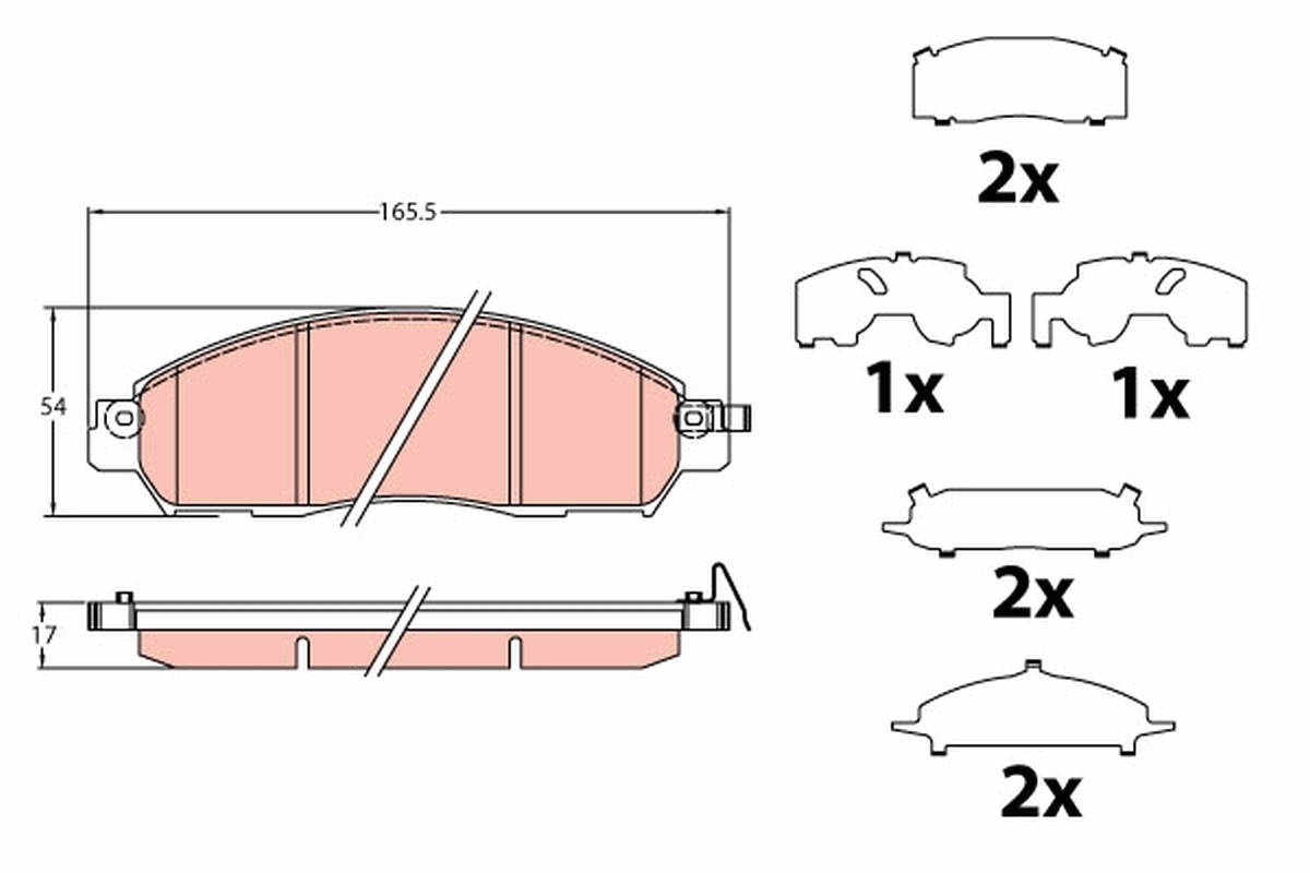 Brake Pad Set, disc brake