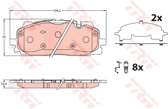 Brake Pad Set, disc brake