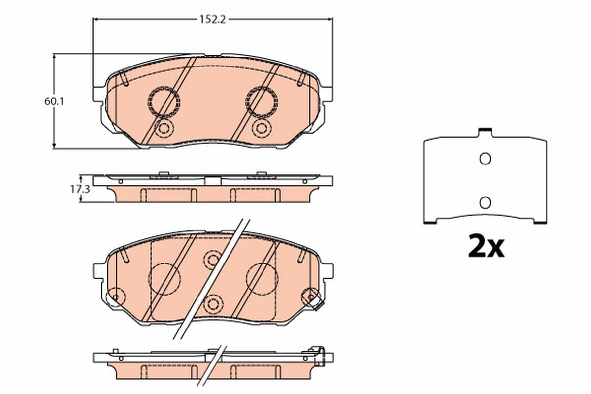 Brake Pad Set, disc brake