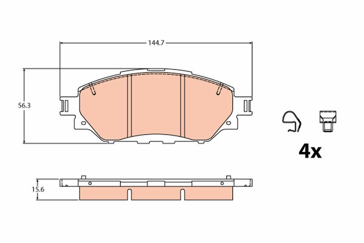 Brake Pad Set, disc brake