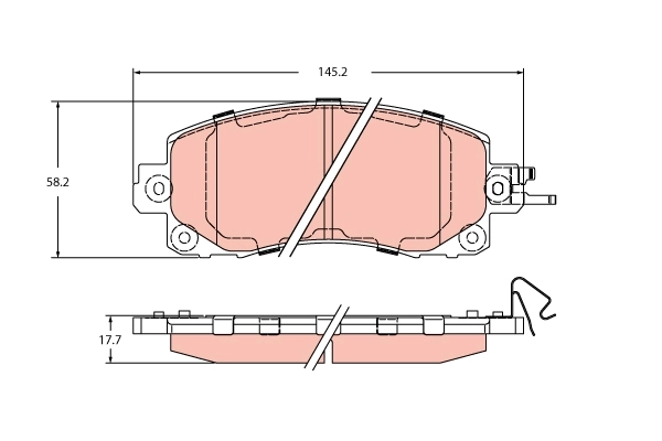 Brake Pad Set, disc brake