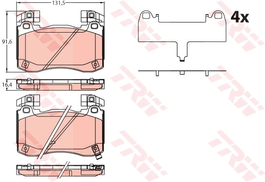 Brake Pad Set, disc brake
