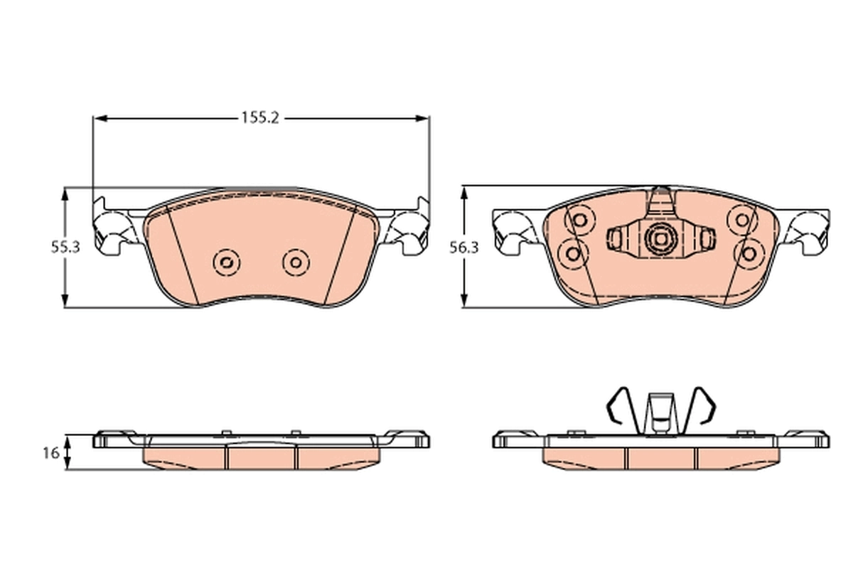 Brake Pad Set, disc brake