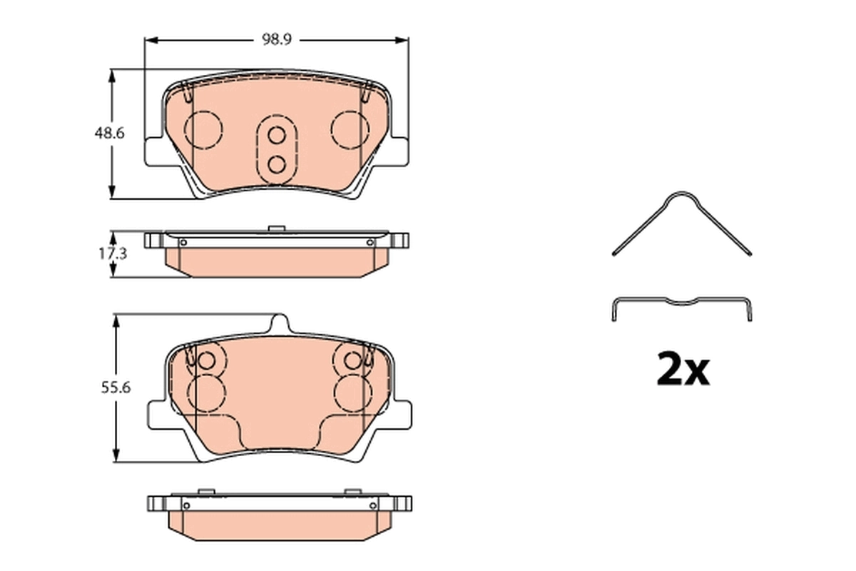 Brake Pad Set, disc brake