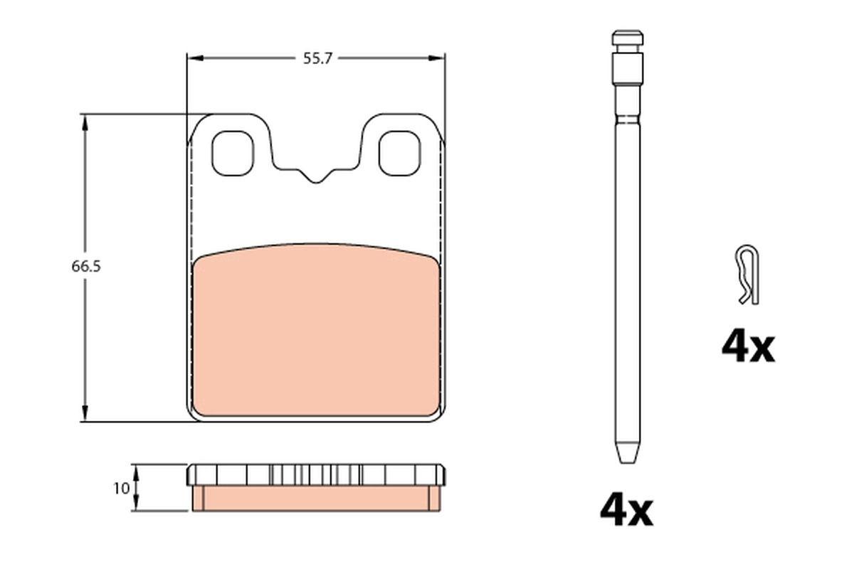 Brake Pad Set, disc brake