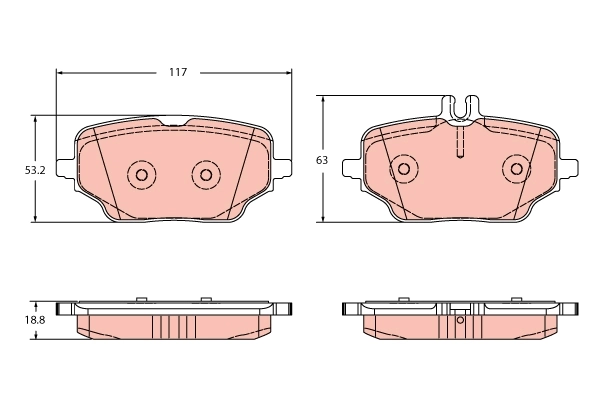 Brake Pad Set, disc brake