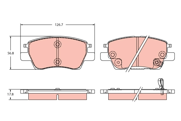 Brake Pad Set, disc brake
