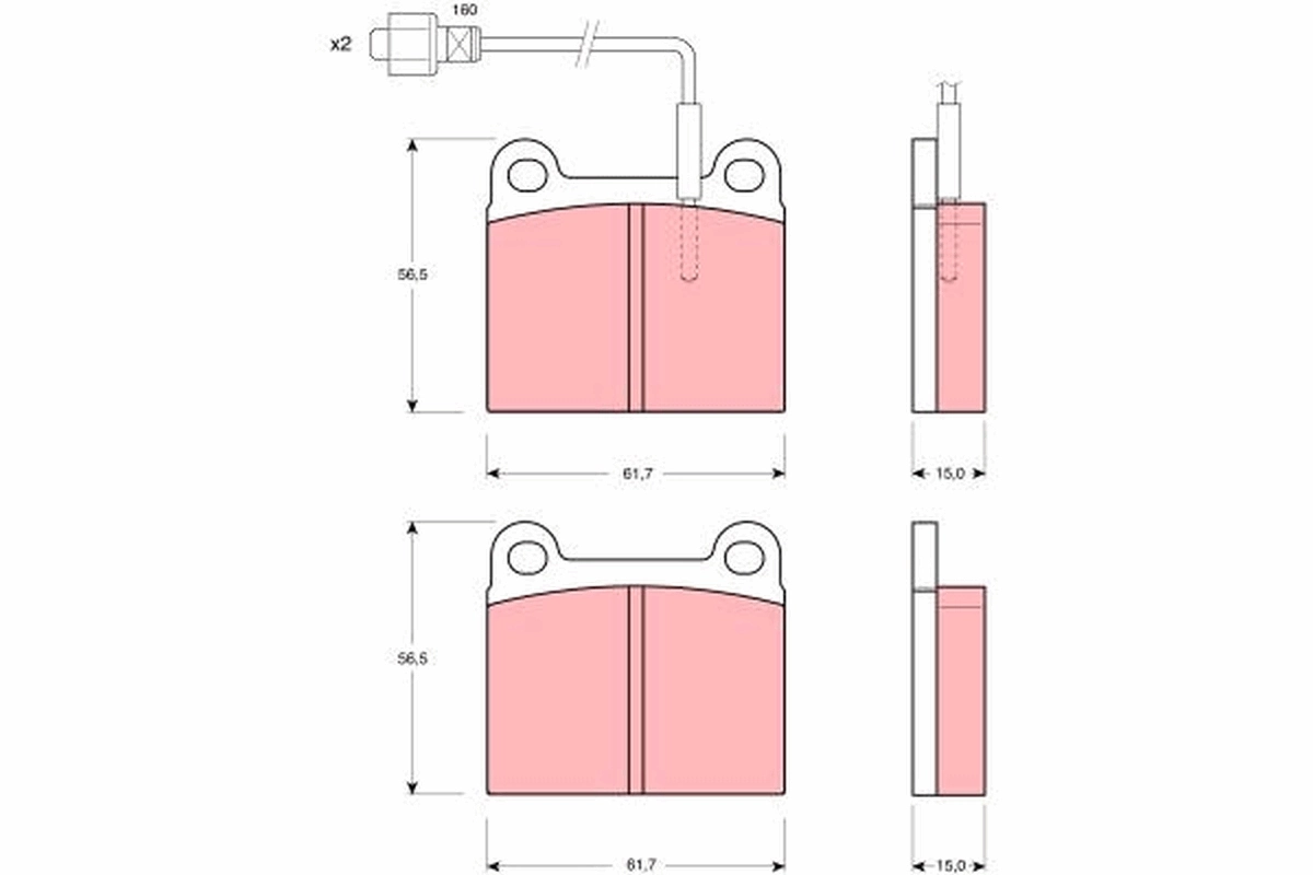 Brake Pad Set, disc brake