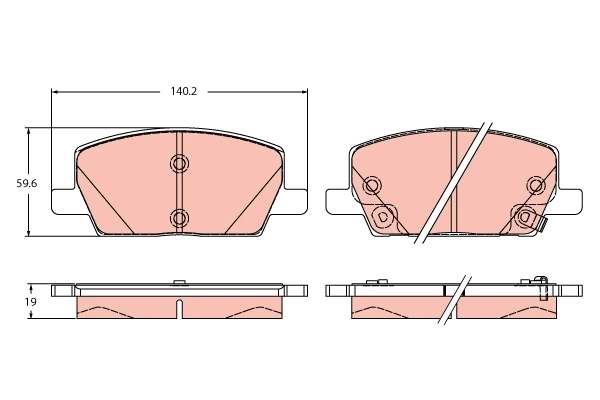 Brake Pad Set, disc brake