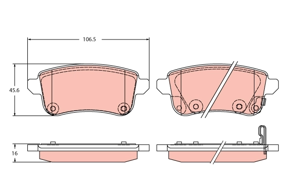 Brake Pad Set, disc brake