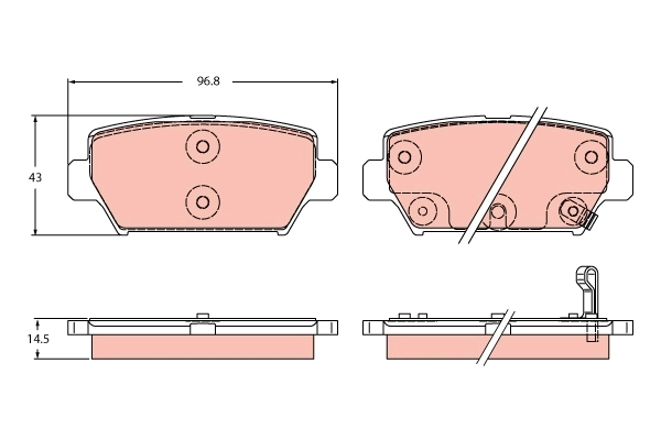 Brake Pad Set, disc brake