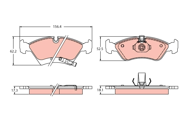 Brake Pad Set, disc brake