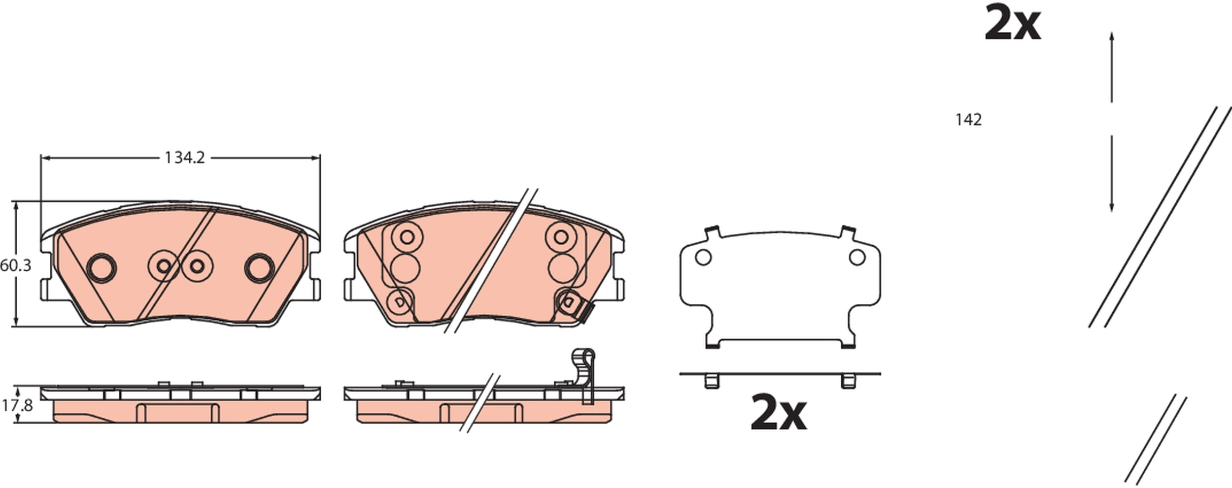 Brake Pad Set, disc brake