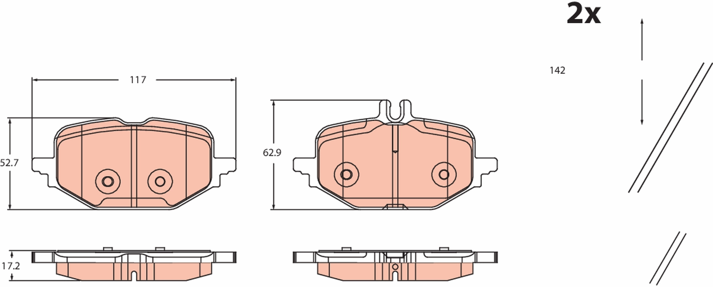 Brake Pad Set, disc brake
