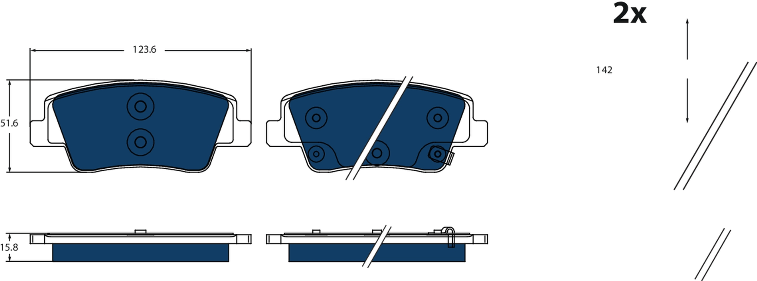 Brake Pad Set, disc brake