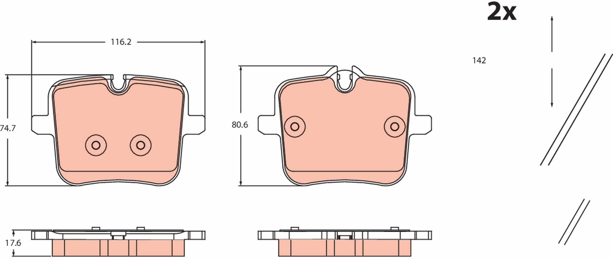 Brake Pad Set, disc brake