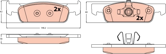 Brake Pad Set, disc brake