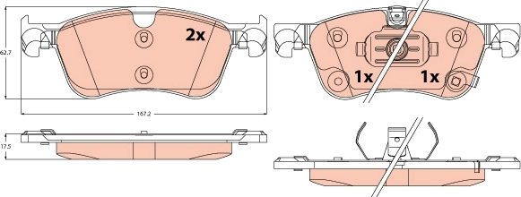 Brake Pad Set, disc brake