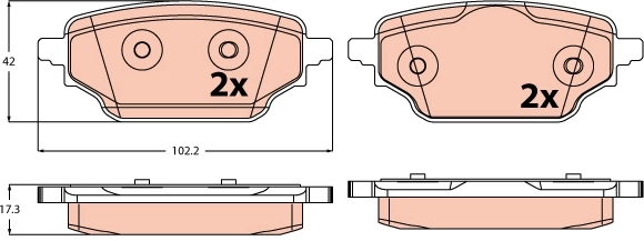 Brake Pad Set, disc brake