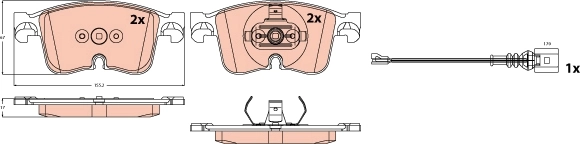 Brake Pad Set, disc brake