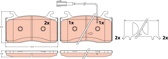 Brake Pad Set, disc brake