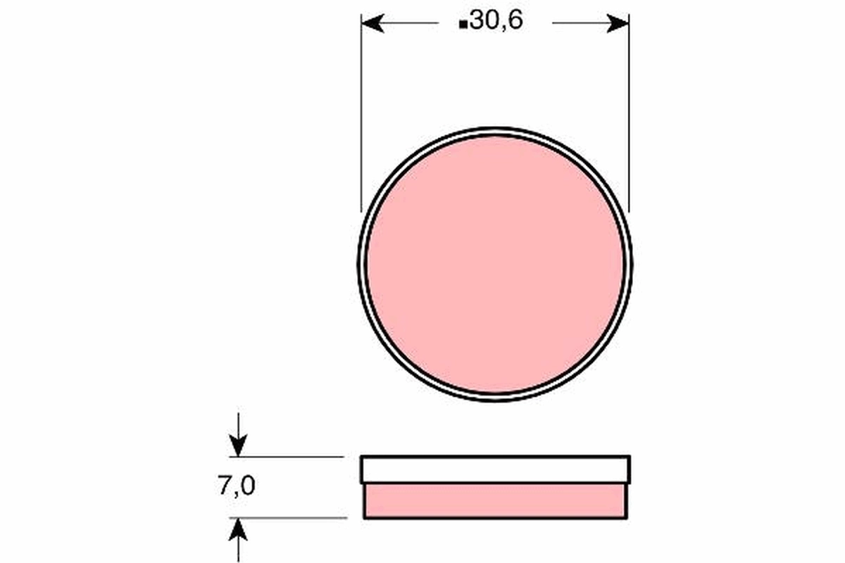Brake Pad Set, disc parking brake