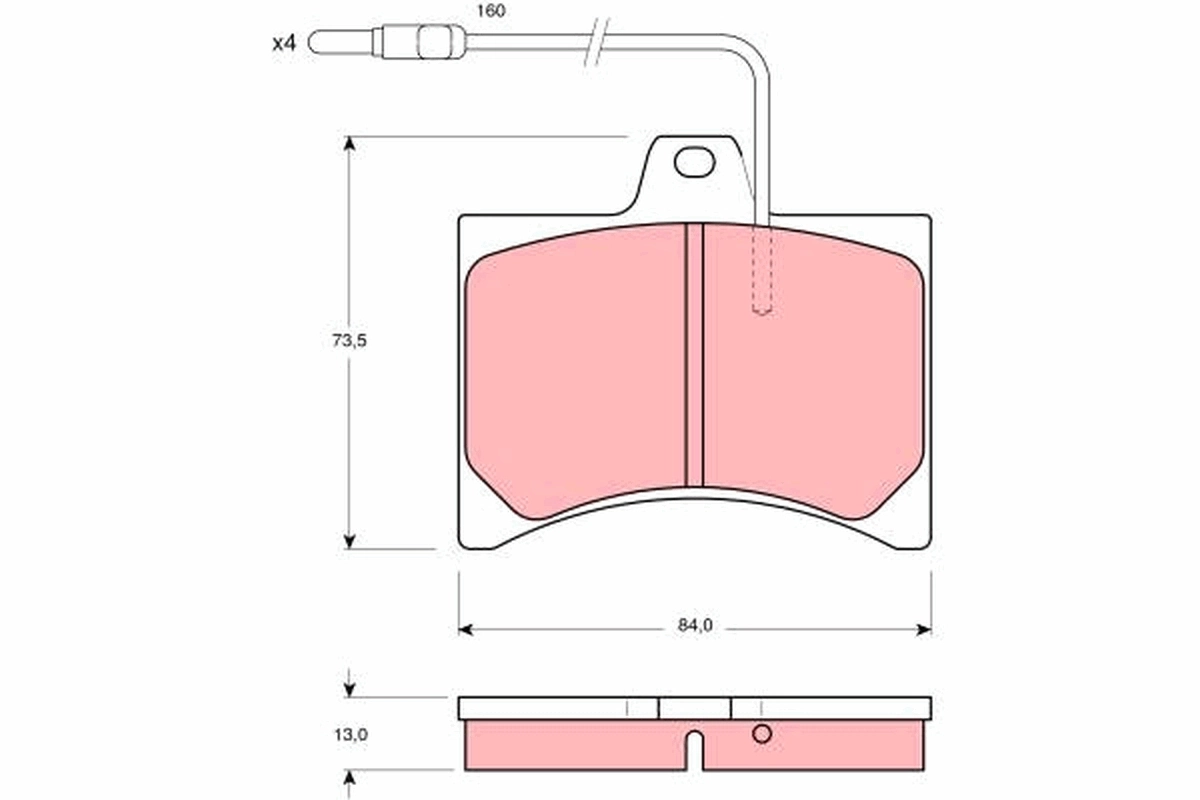 Brake Pad Set, disc brake