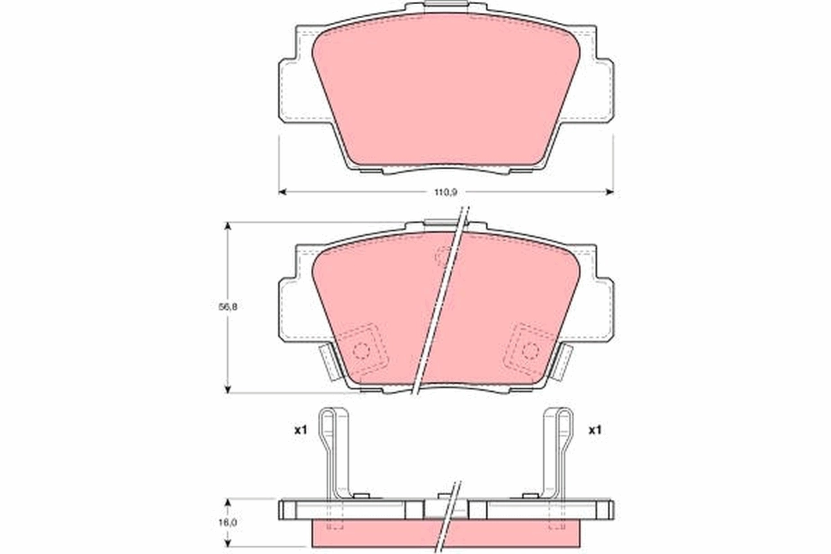 Brake Pad Set, disc brake