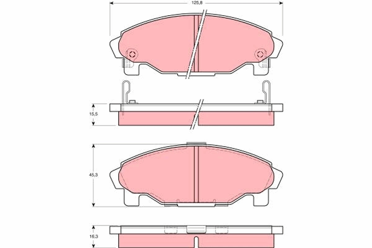 Brake Pad Set, disc brake