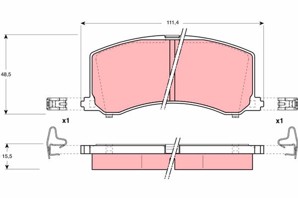 Brake Pad Set, disc brake