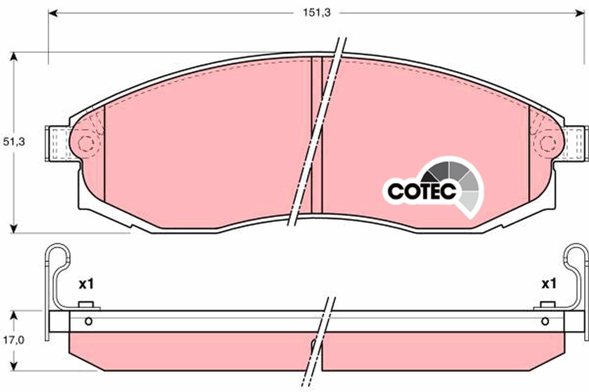 Brake Pad Set, disc brake