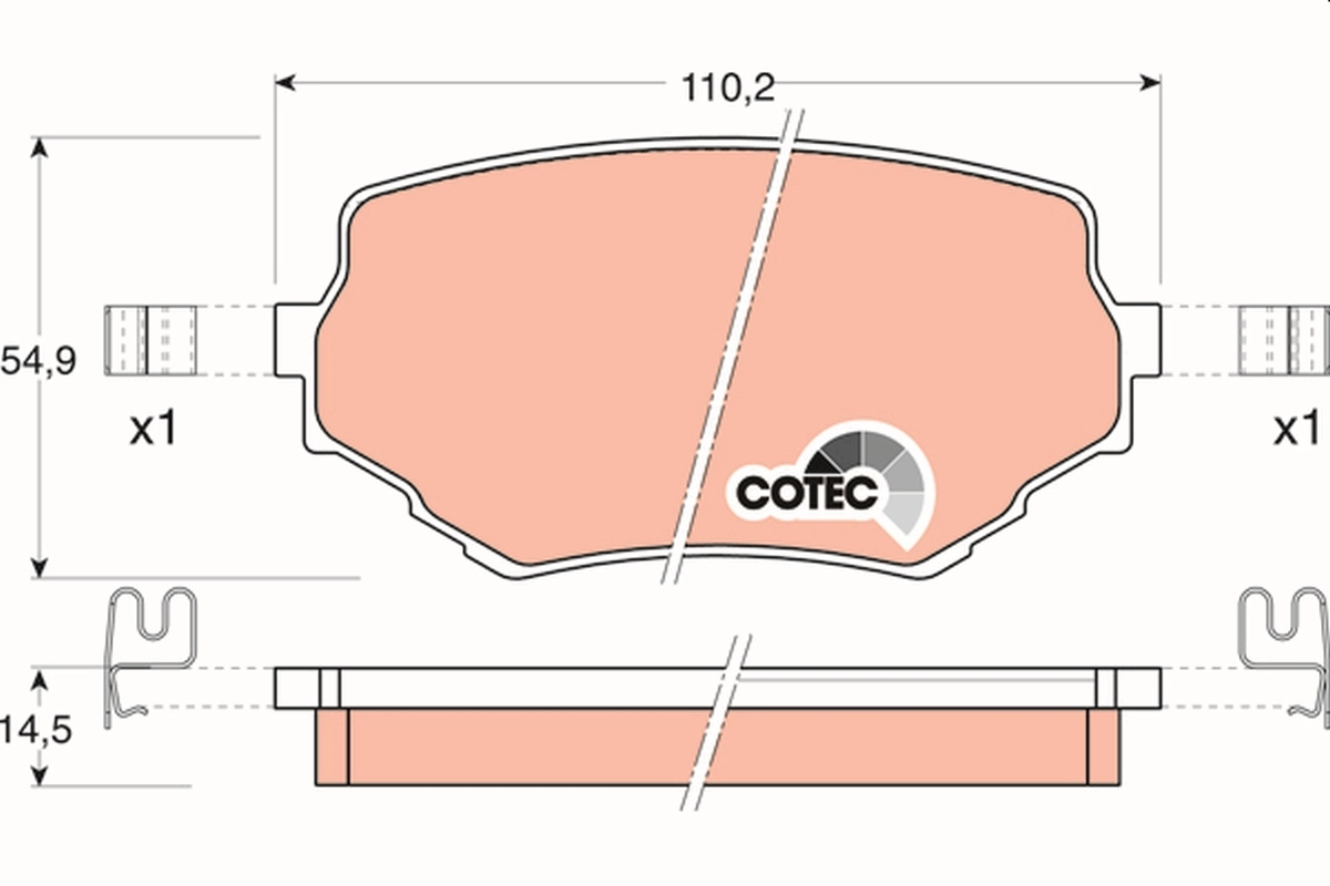 Brake Pad Set, disc brake