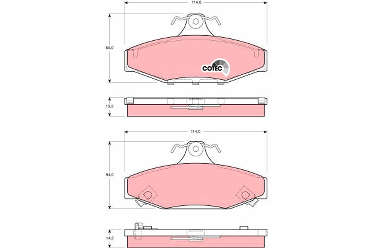 Brake Pad Set, disc brake
