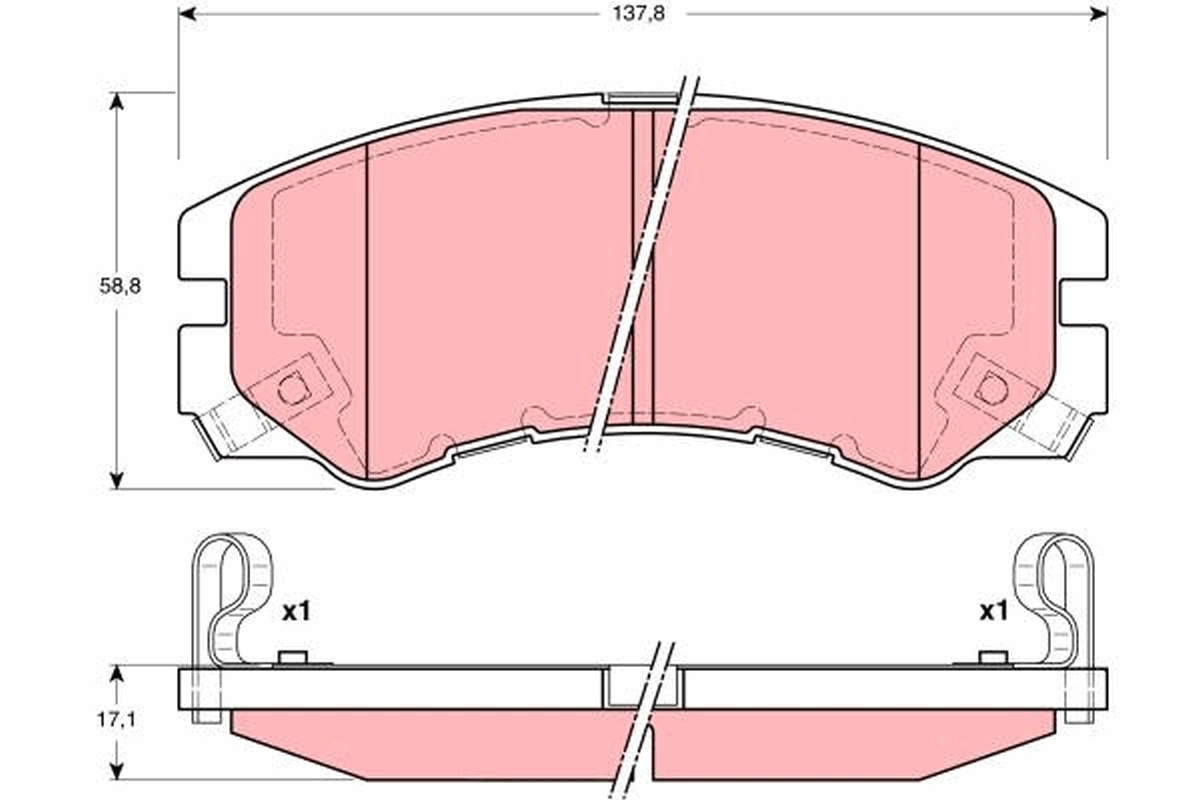 Brake Pad Set, disc brake