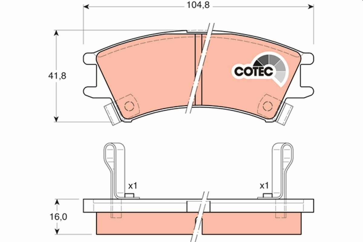 Brake Pad Set, disc brake